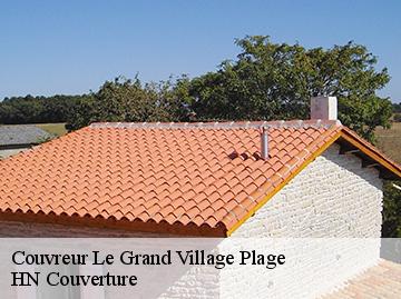 Couvreur le-grand-village-plage-17370 HN Couverture