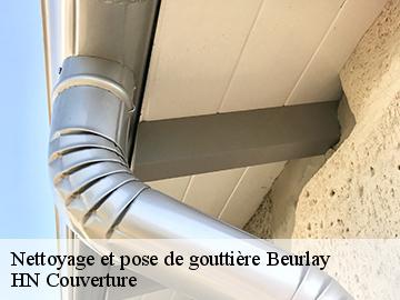 Nettoyage et pose de gouttière  17250