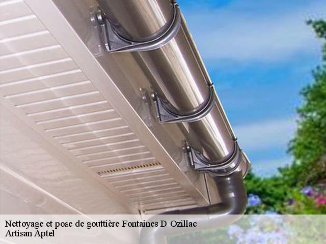 Nettoyage et pose de gouttière  fontaines-d-ozillac-17500 Artisan Aptel
