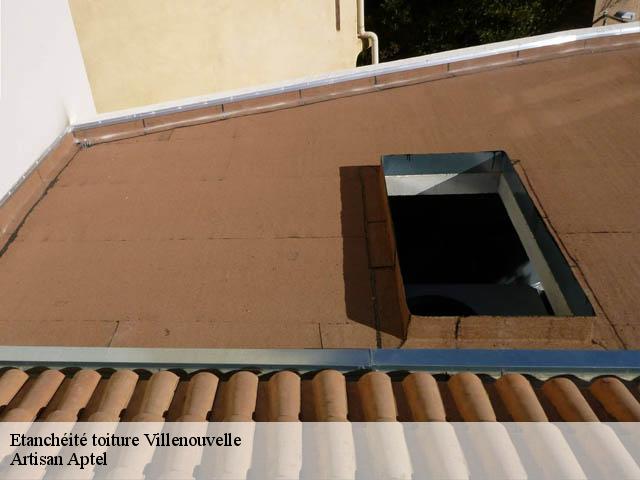 Etanchéité toiture  villenouvelle-17330 Artisan Aptel