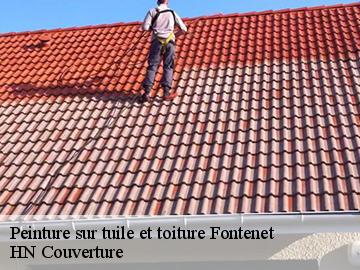 Peinture sur tuile et toiture fontenet-17400 HN Couverture
