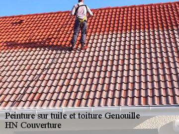 Peinture sur tuile et toiture genouille-17430 HN Couverture