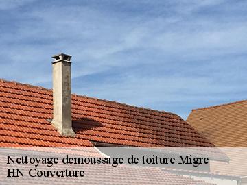 Nettoyage demoussage de toiture 17330