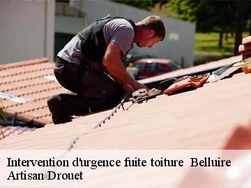 Intervention d'urgence fuite toiture