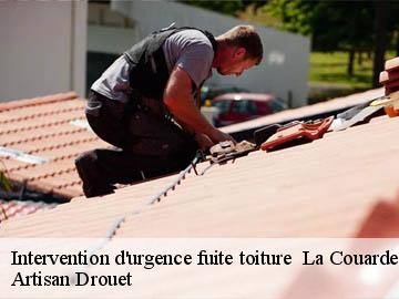 Intervention d'urgence fuite toiture 